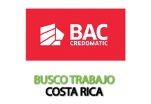 BAC CREDOMATIC requiere Auxiliar de Contracargos – Servicio al Cliente